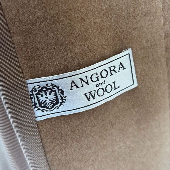 Marcona Angora & Wool Full Length Camel Coat - Picture 11 of 14